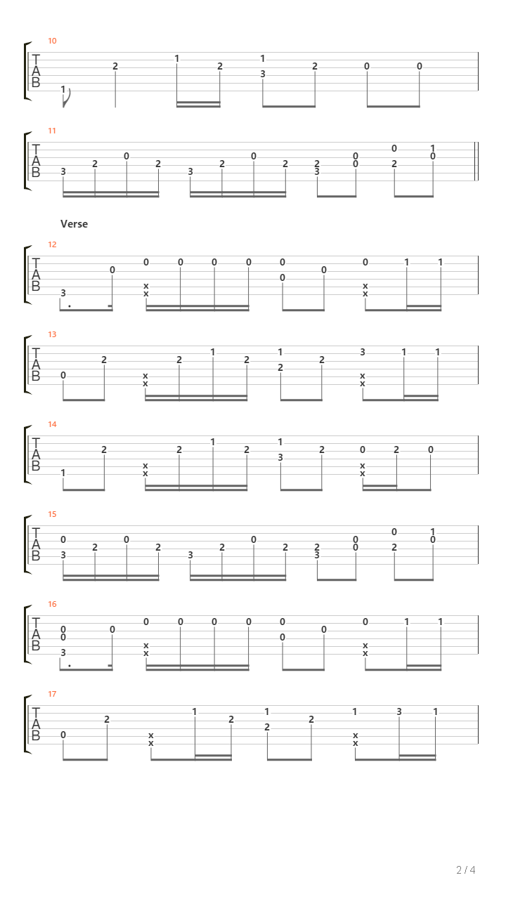 Communication(词不达意)吉他谱