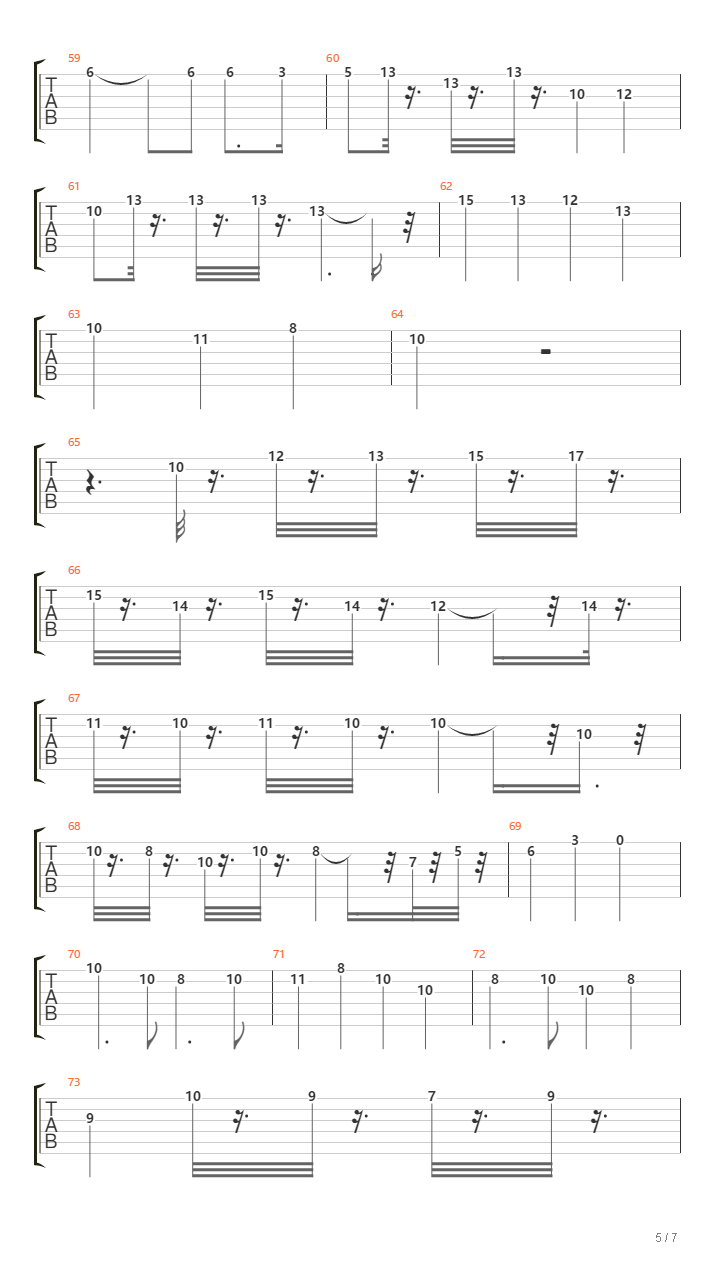 罗德岛战纪（ED） - 風のファンタジア吉他谱
