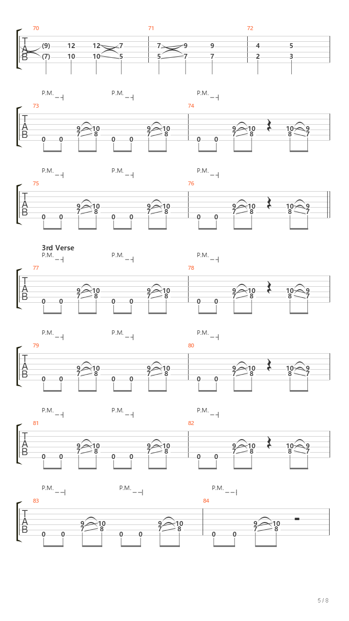 Rammstein吉他谱