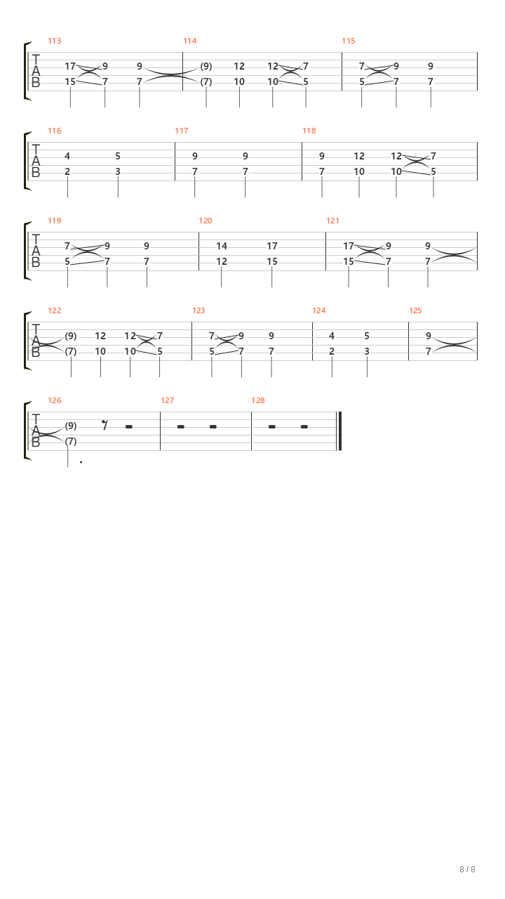 Rammstein吉他谱