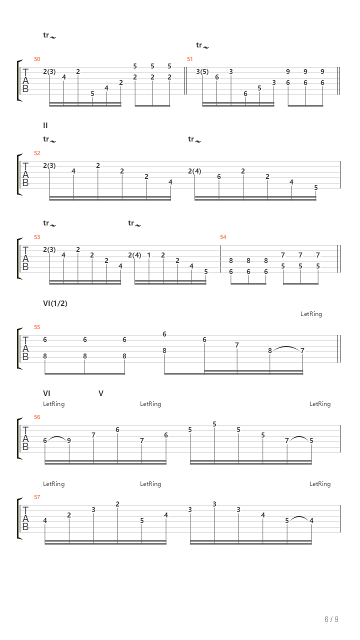 Caprice 20 in D Major(古典吉他独奏）吉他谱