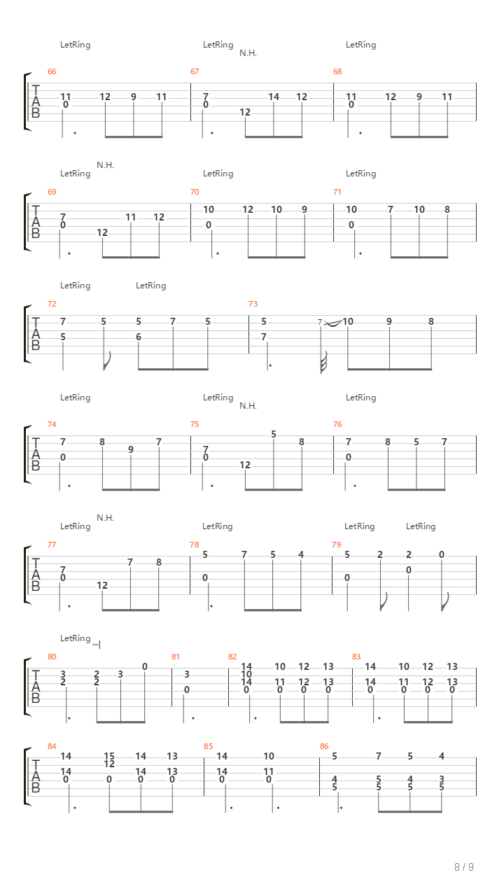 Caprice 20 in D Major(古典吉他独奏）吉他谱