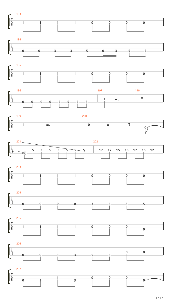 R吉他谱