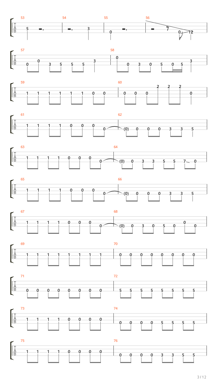 R吉他谱