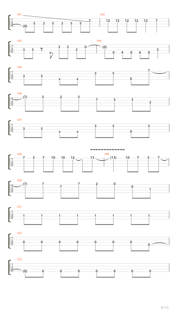 R吉他谱