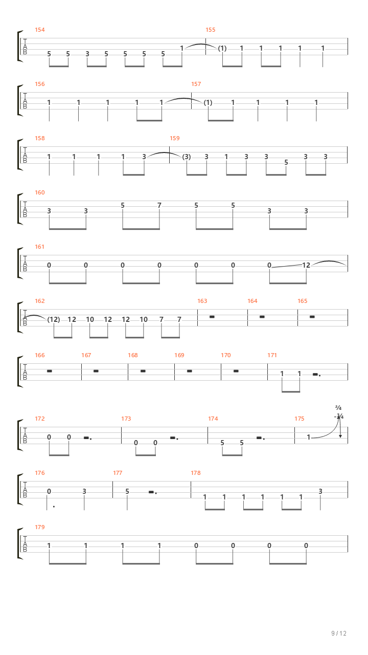 R吉他谱