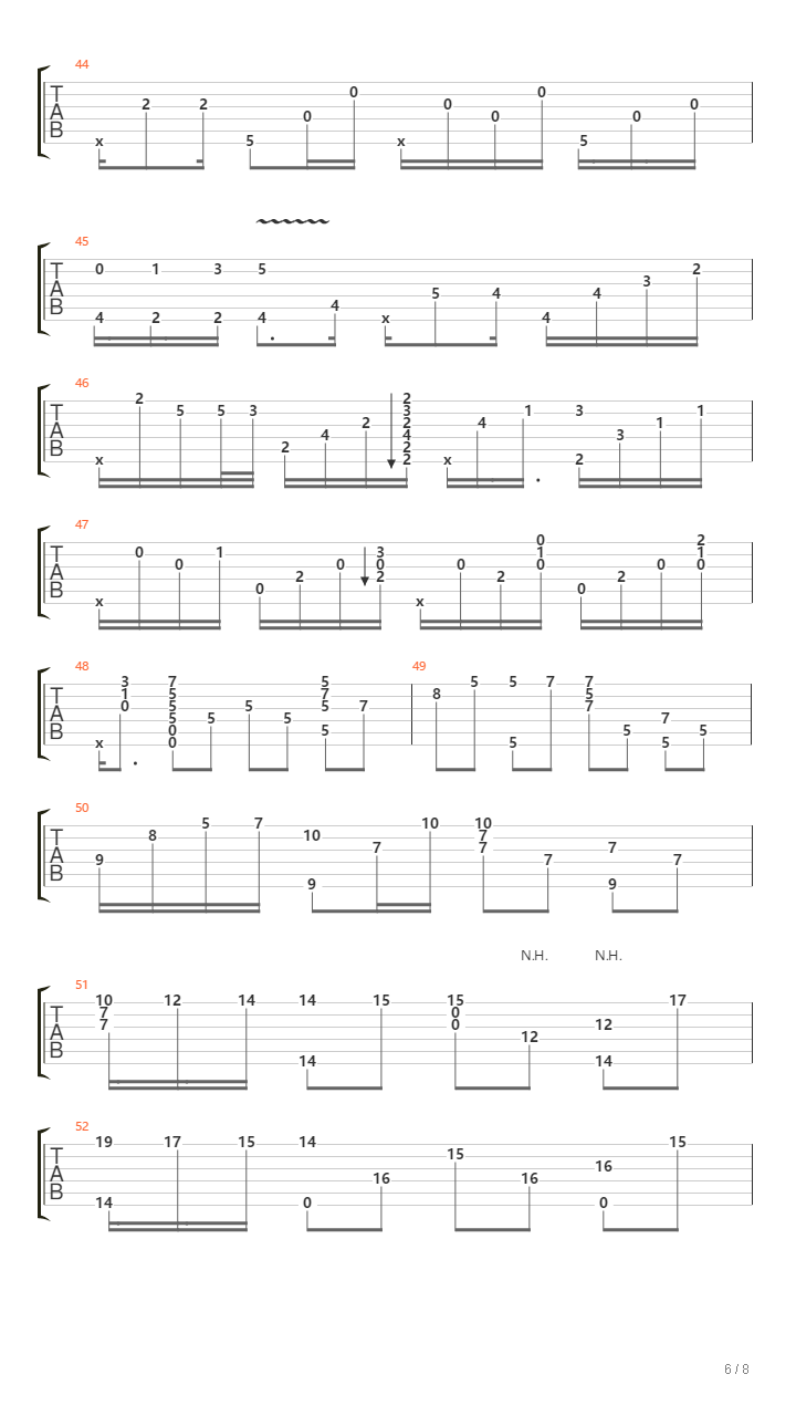 Kiss The Rain（超好听完美版！PDF + GTP  演奏视频）吉他谱