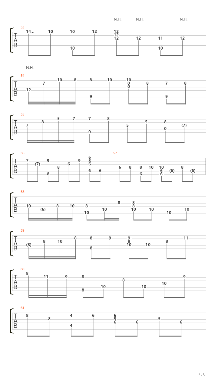 Kiss The Rain（超好听完美版！PDF + GTP  演奏视频）吉他谱