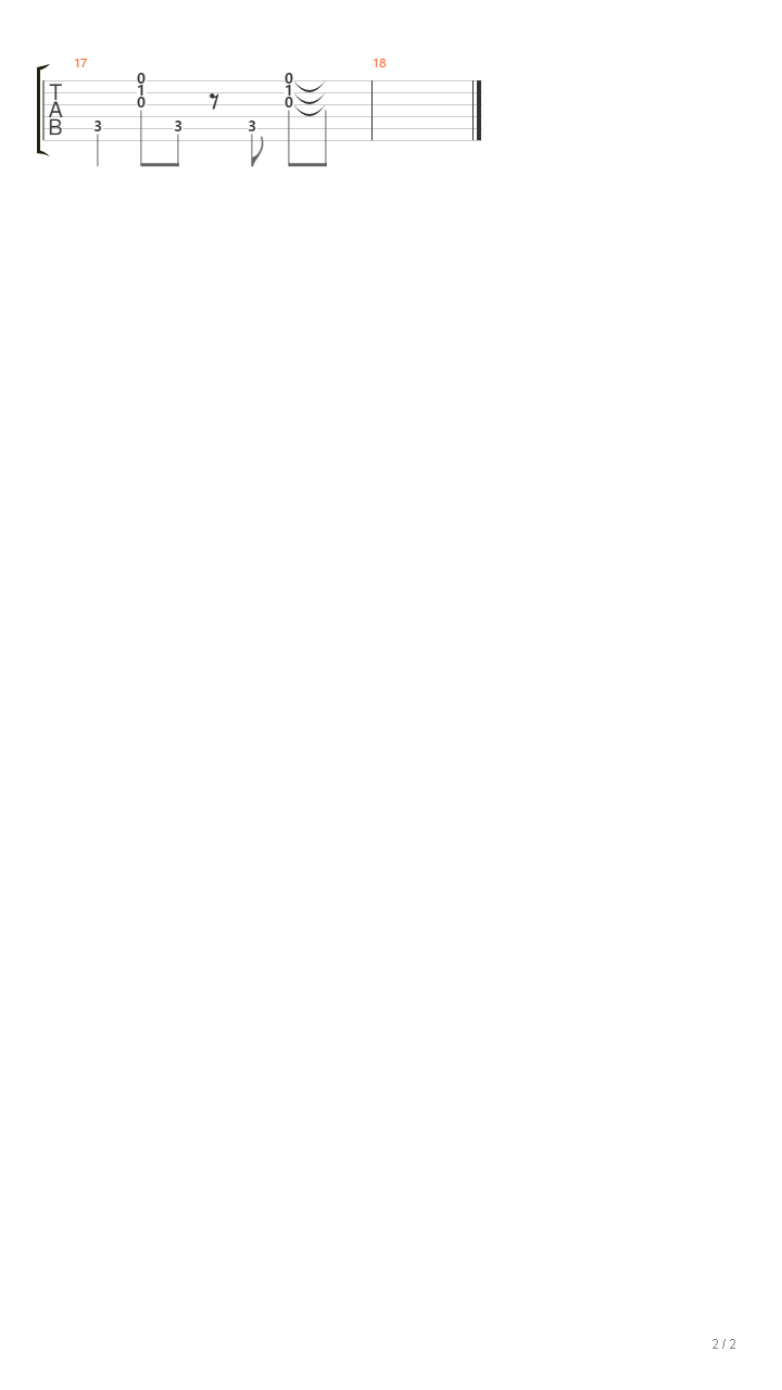 南浔吉他谱