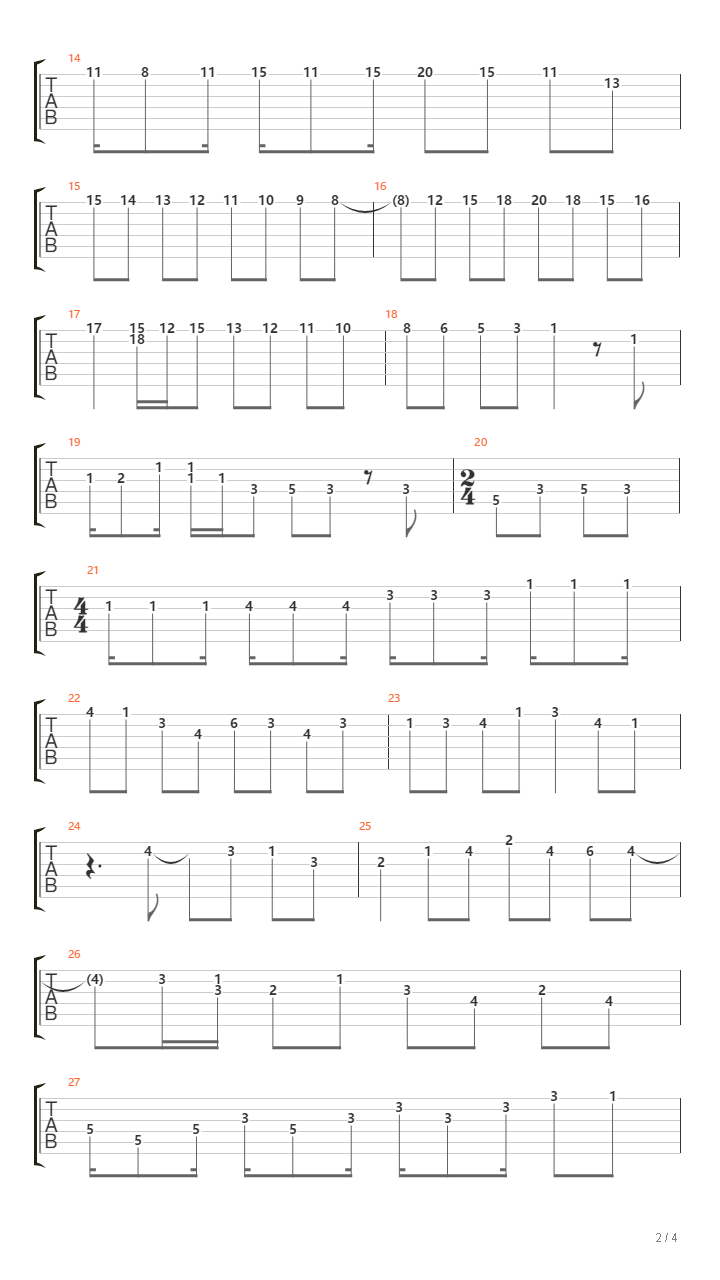 Instagram （Clarinet Solo By LeoP）吉他谱