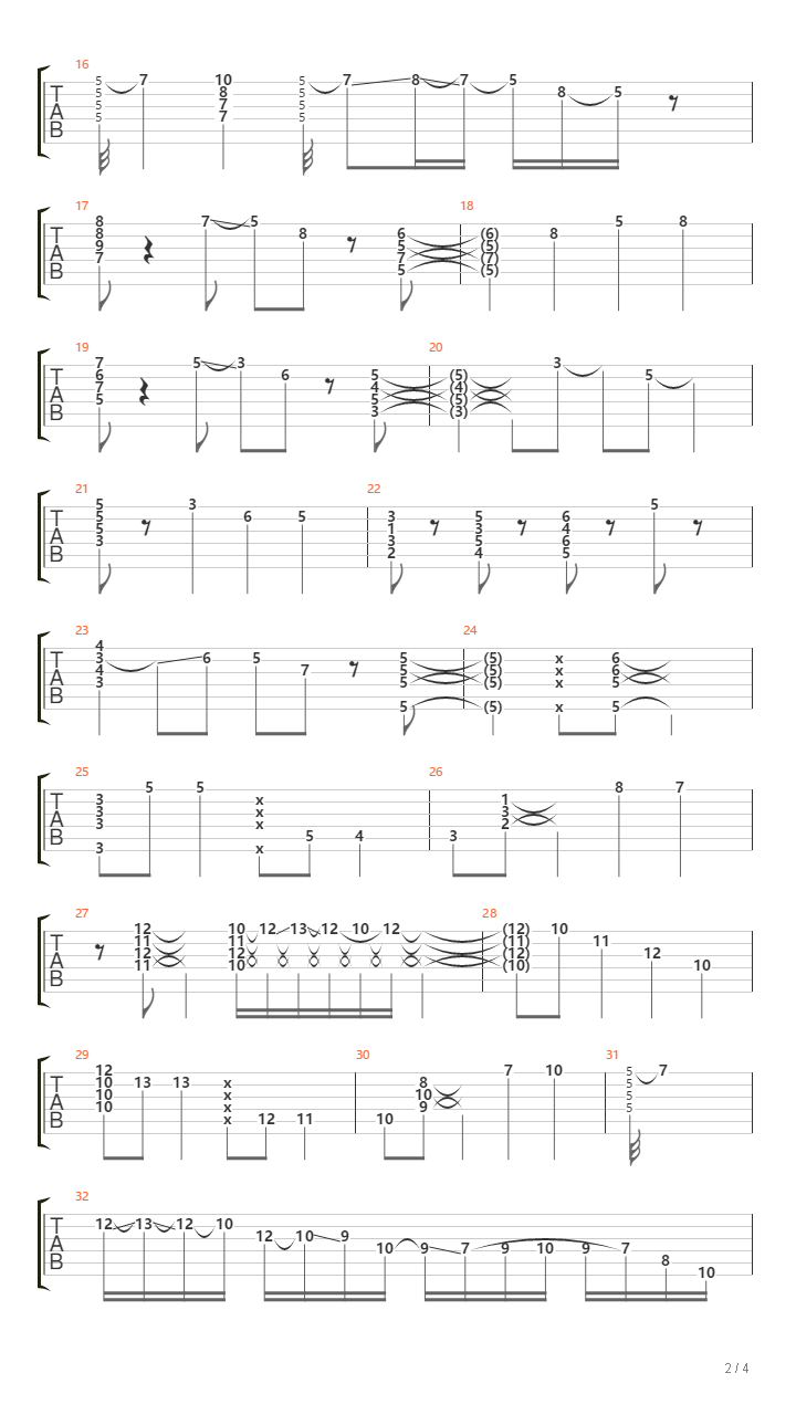 Fly Me To The Moon and Black Swan吉他谱