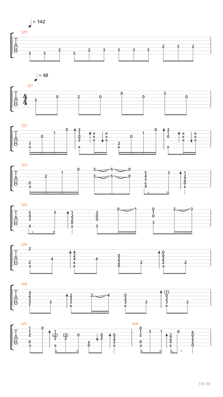 波西米亚狂想曲(Bohemian Rhapsody)（Kelly Valleau改编版）吉他谱