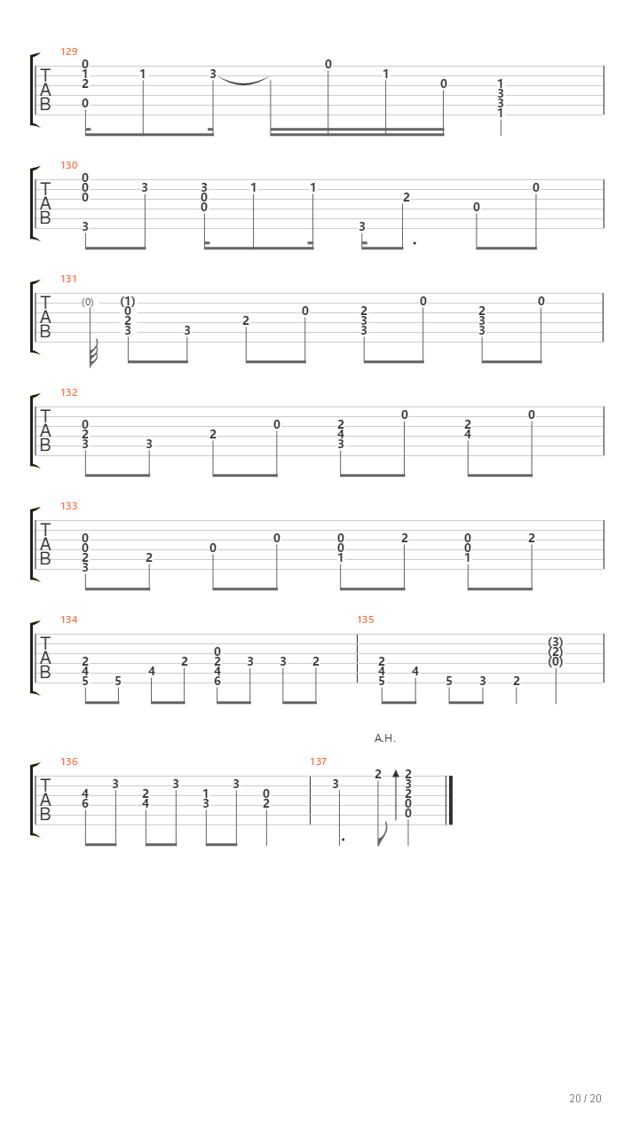 波西米亚狂想曲(Bohemian Rhapsody)（Kelly Valleau改编版）吉他谱