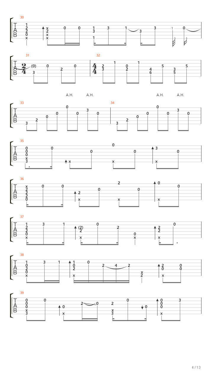 波西米亚狂想曲(Bohemian Rhapsody)（Kelly Valleau改编版）吉他谱