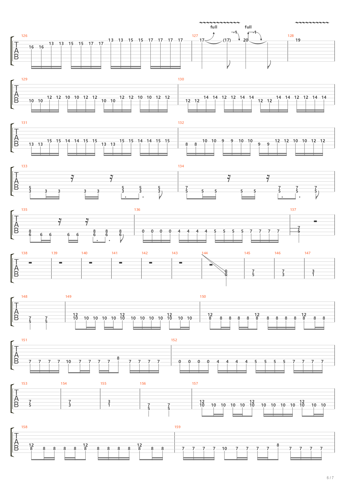 La voix du sang吉他谱