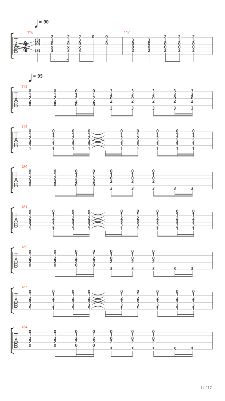 Stairway To Heaven（乐队总谱）吉他谱