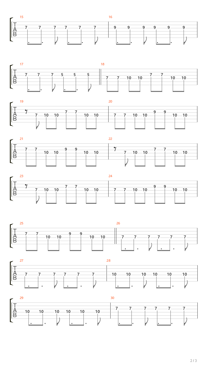 Intro 双人版本吉他谱