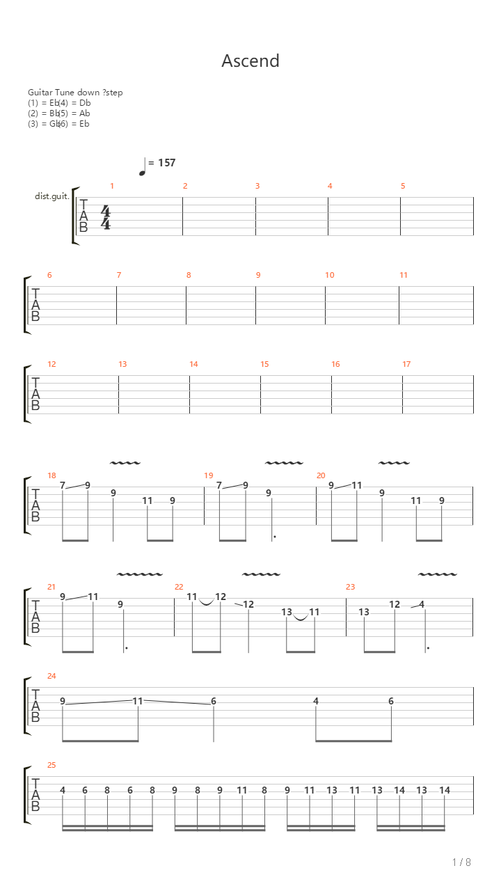 Ascend吉他谱