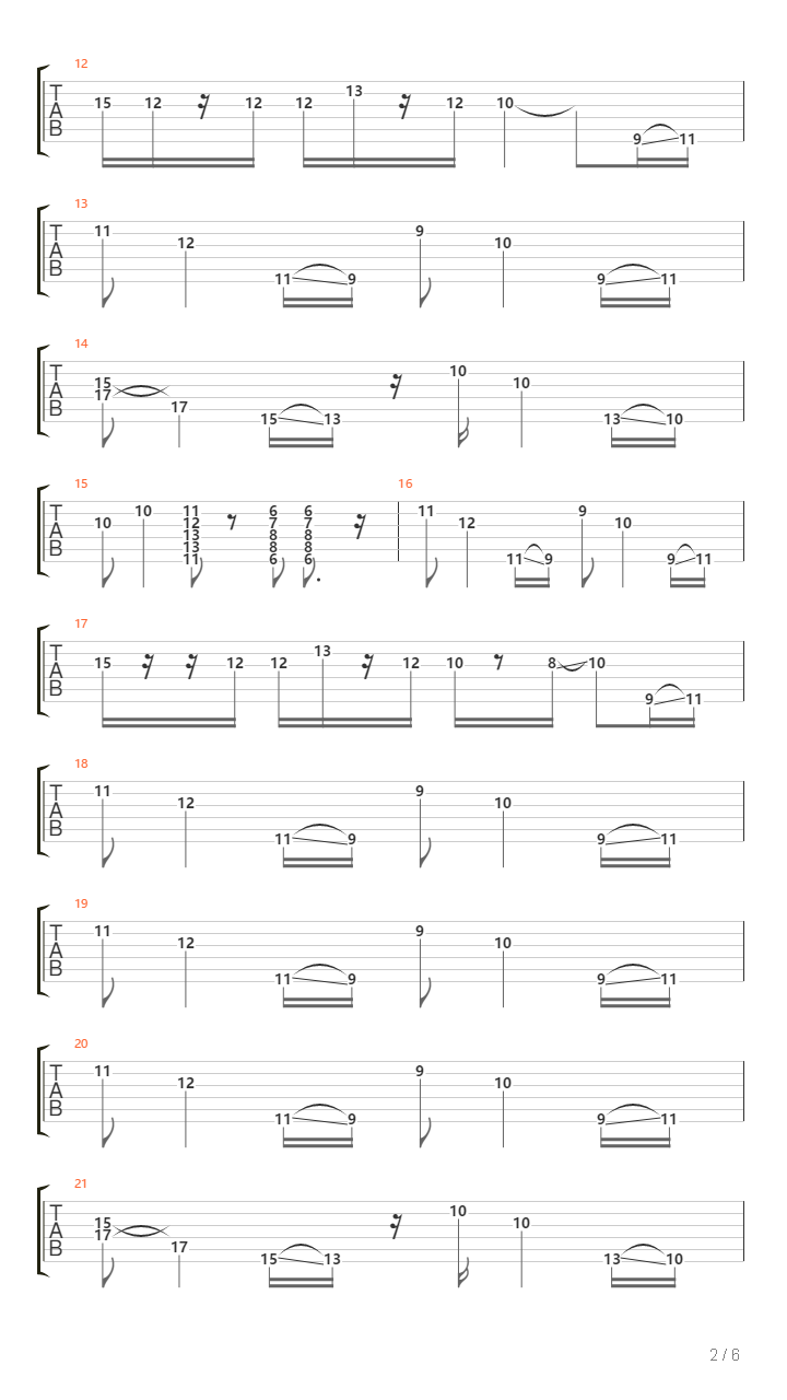 The Longest Wave吉他谱