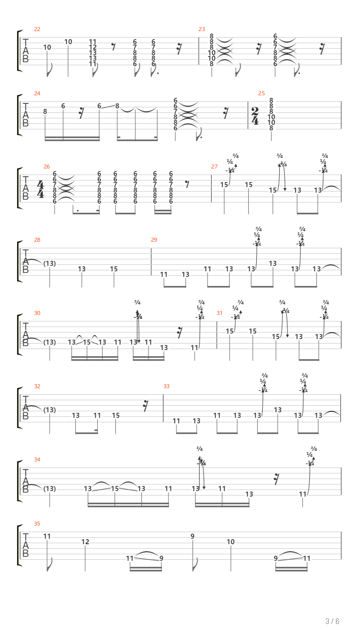 The Longest Wave吉他谱