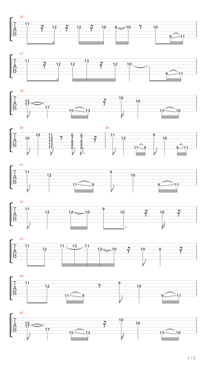 The Longest Wave吉他谱