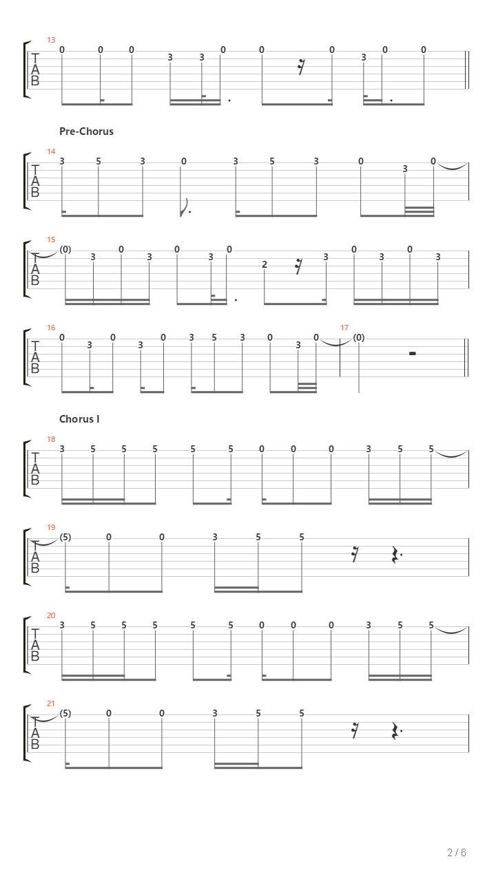 Latata吉他谱