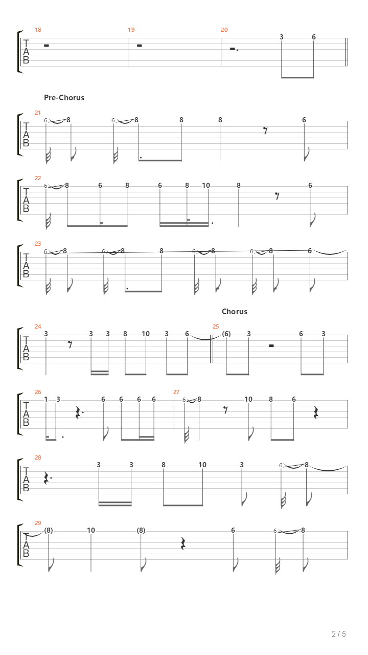 Maze吉他谱