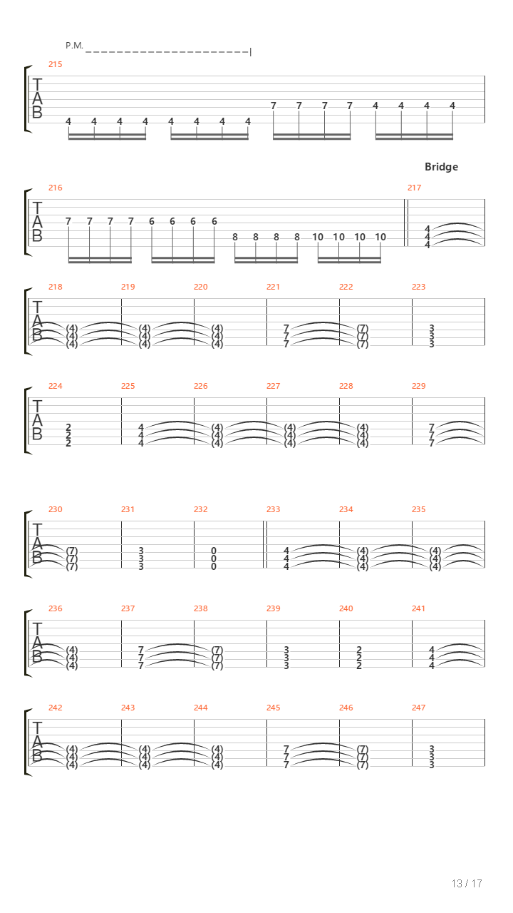 A7V Mephisto吉他谱