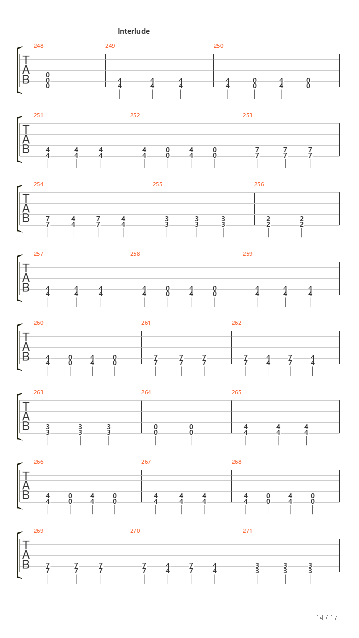 A7V Mephisto吉他谱