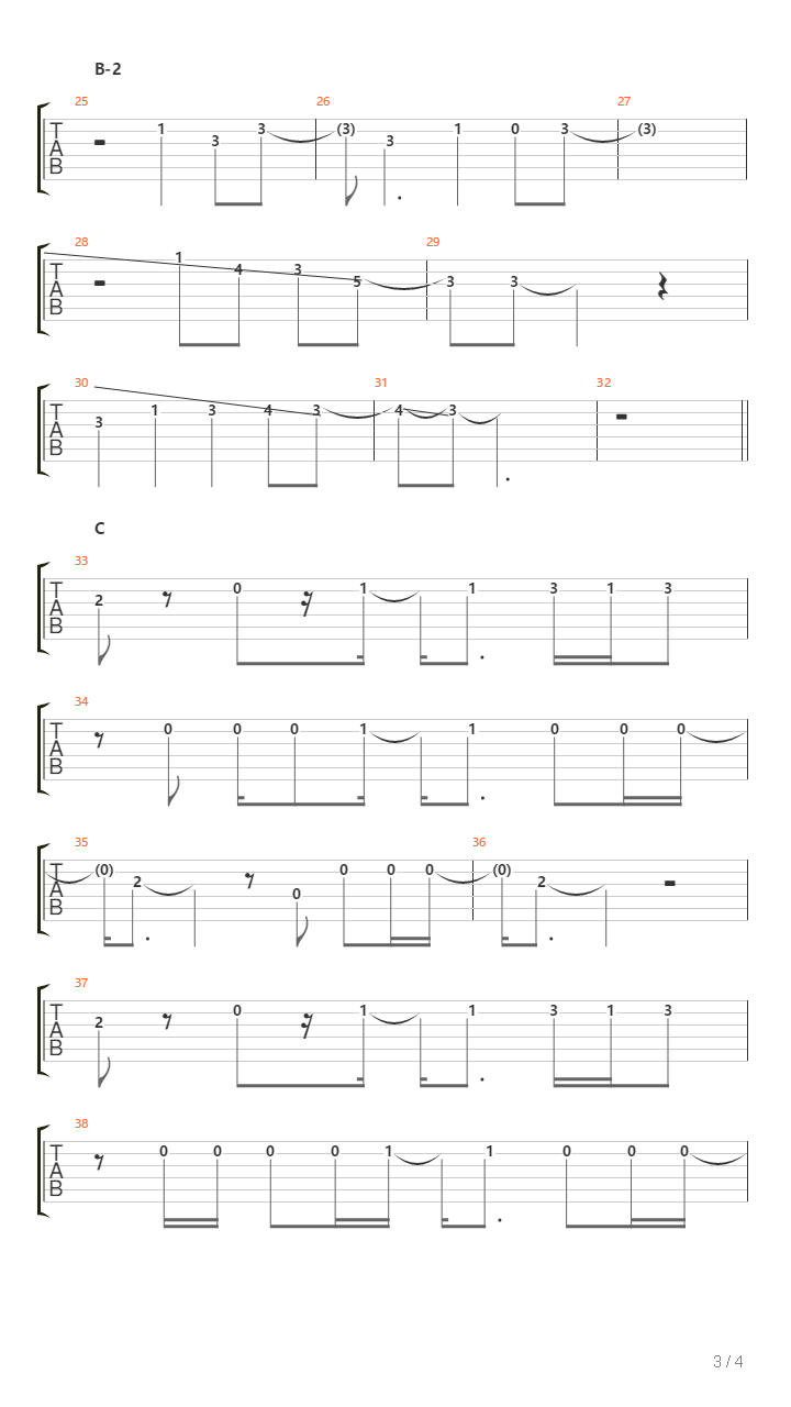 Syntax Error吉他谱