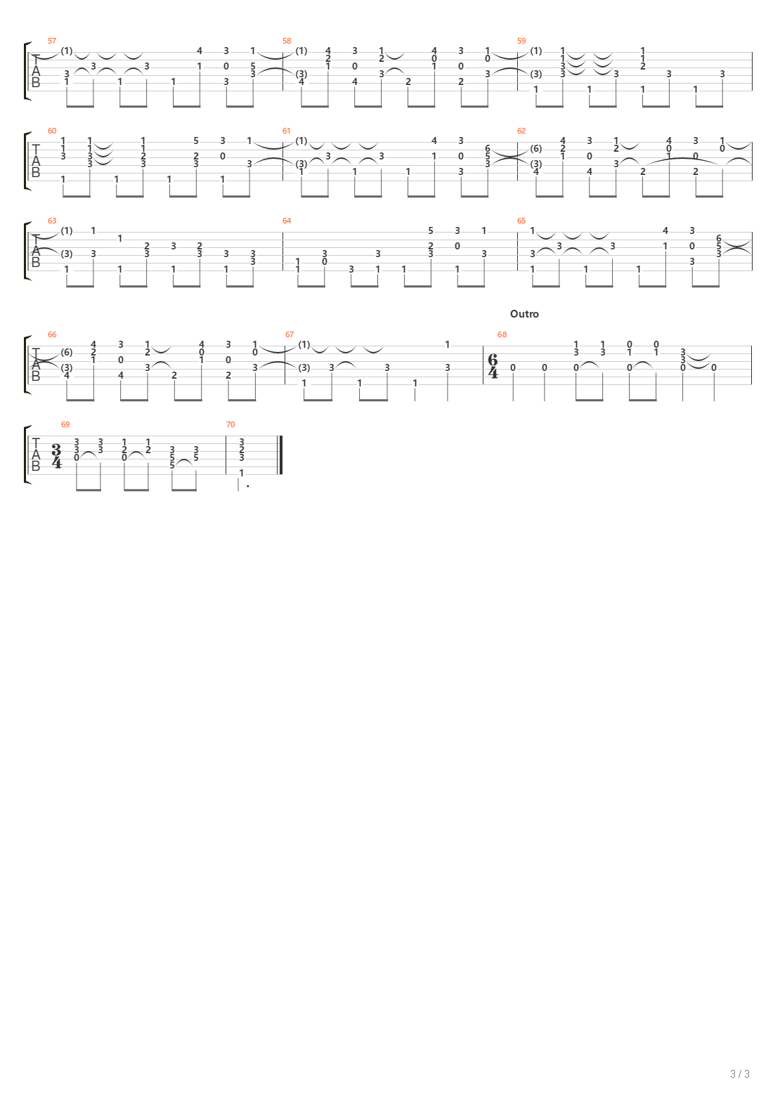 Sos吉他谱