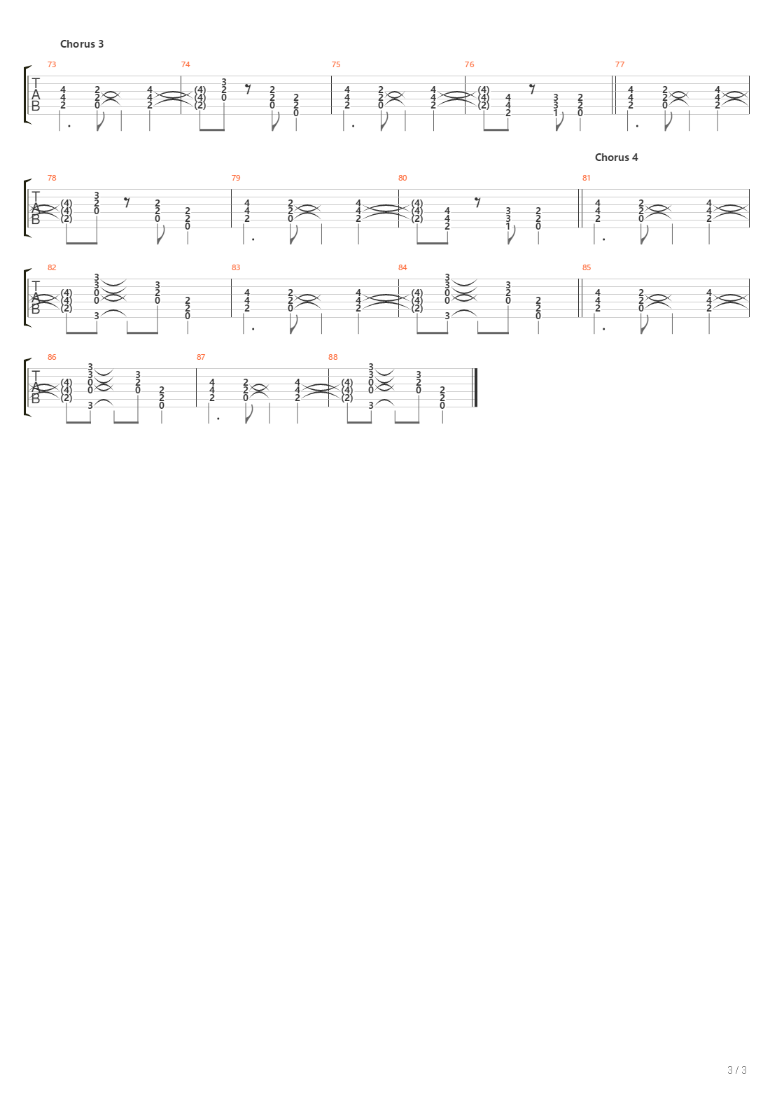 Systems Down吉他谱