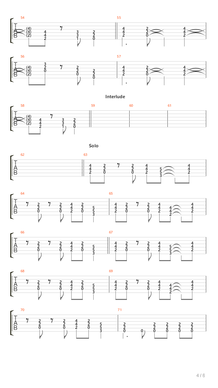 Systems Down吉他谱