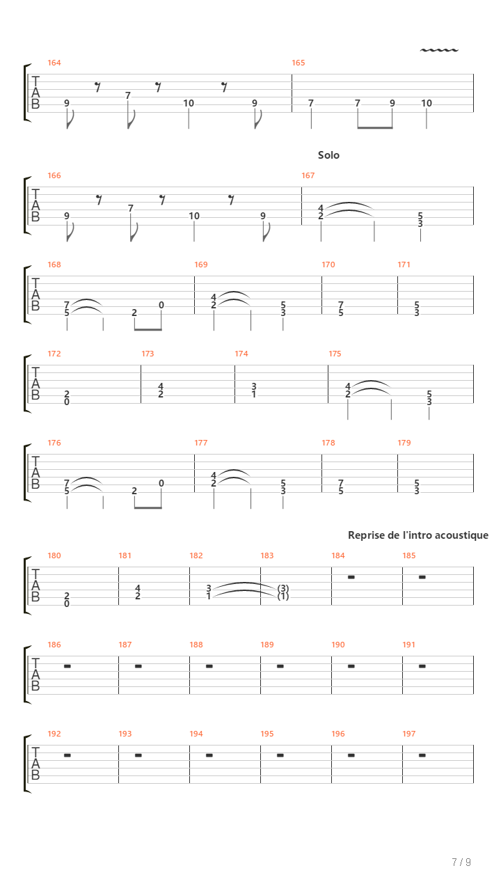 Jeux De Chair吉他谱
