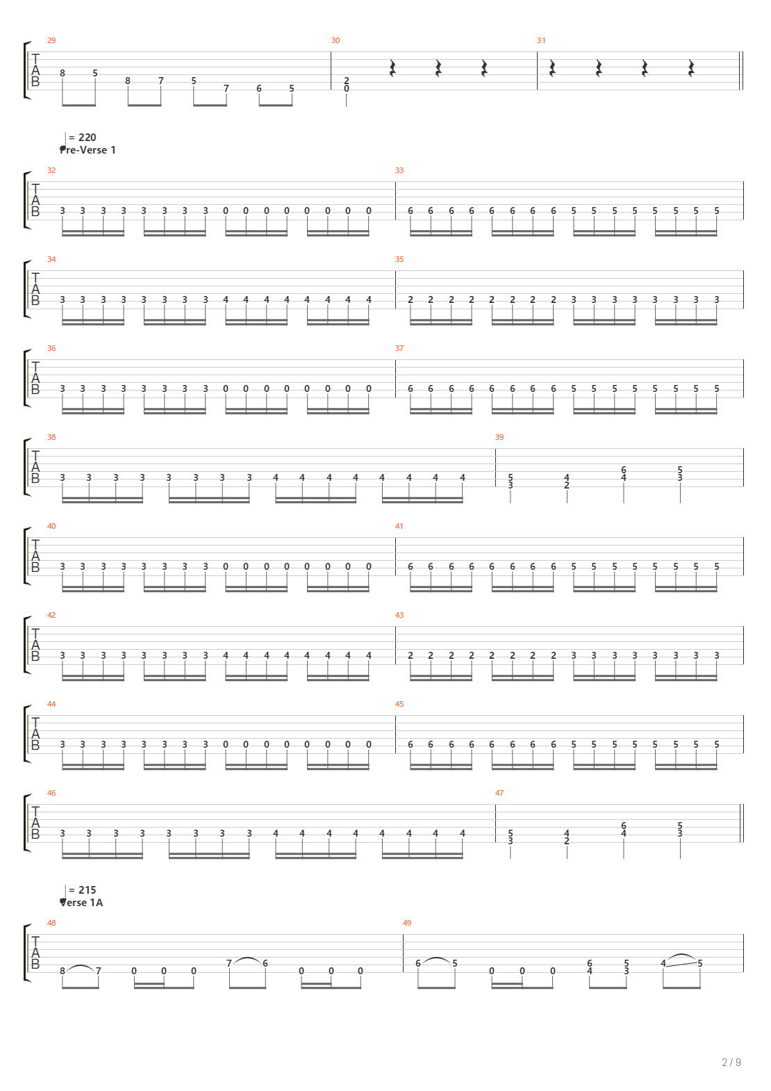 The Lament Configuration吉他谱