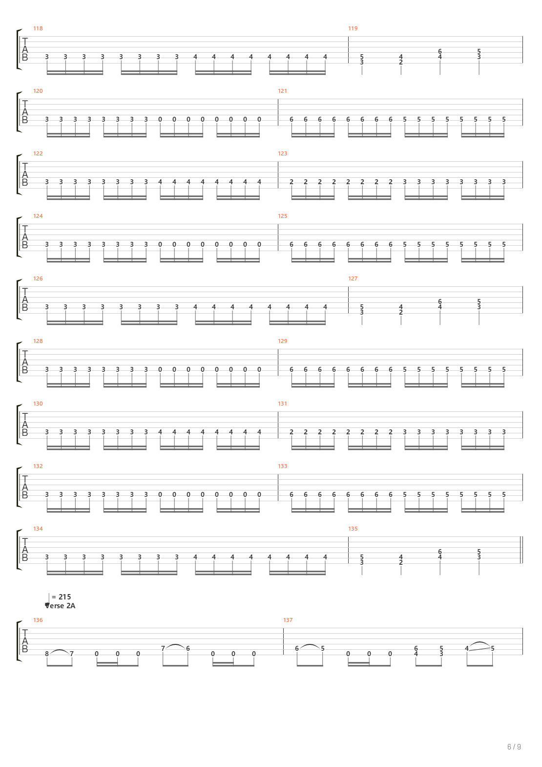 The Lament Configuration吉他谱