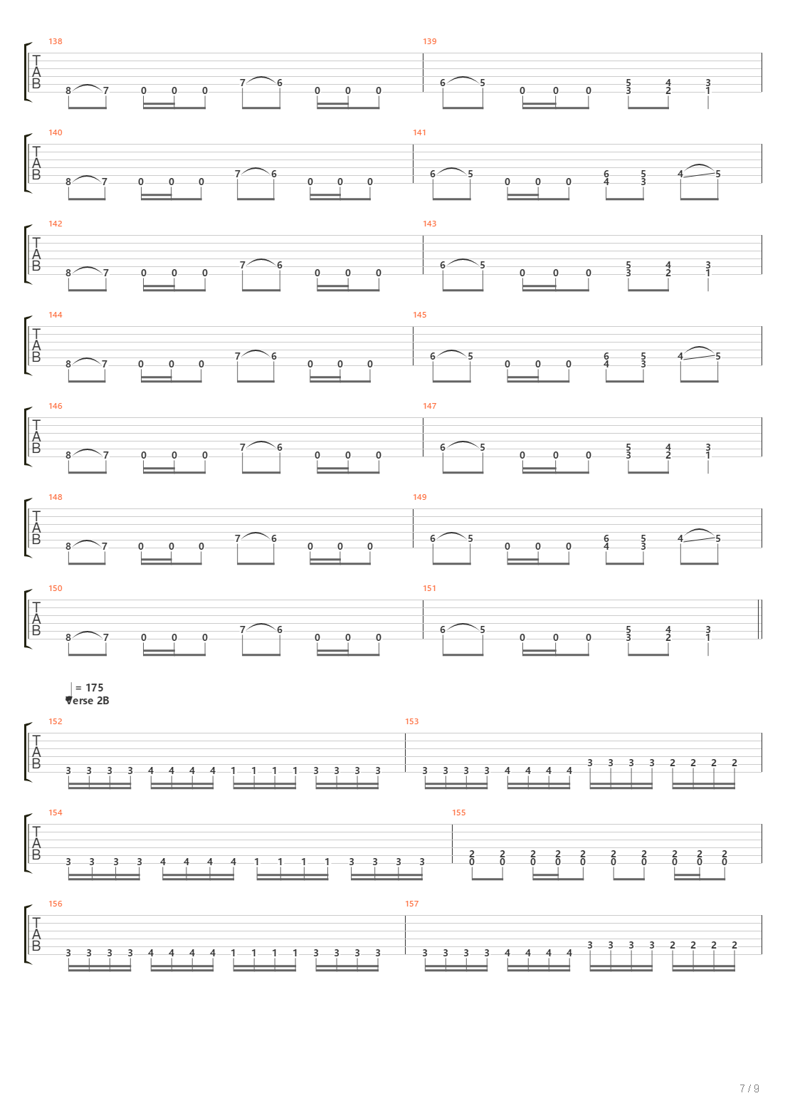 The Lament Configuration吉他谱