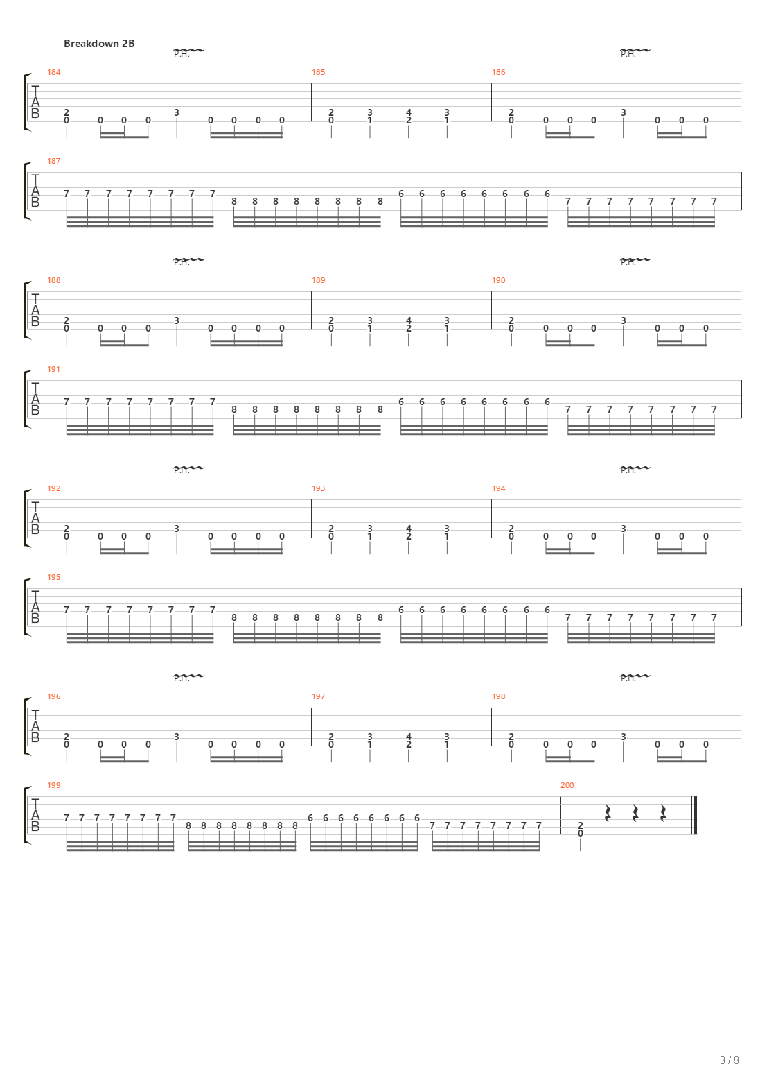 The Lament Configuration吉他谱