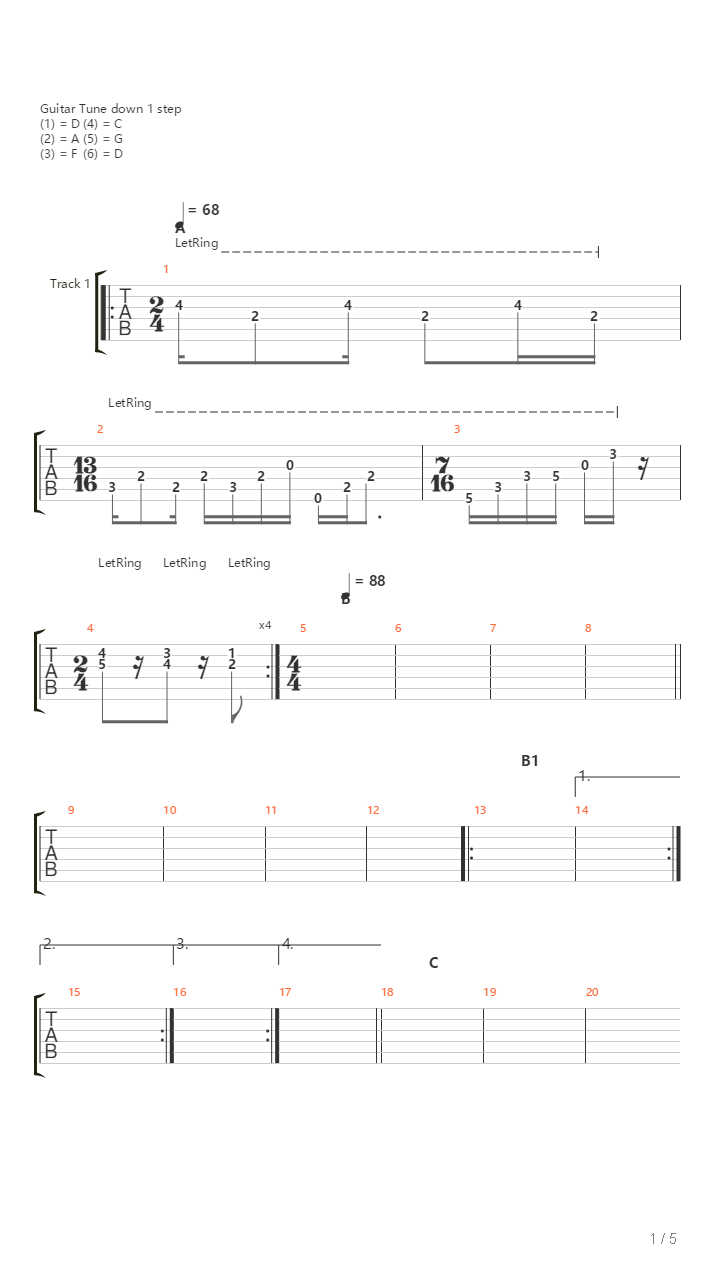 The Book Of The Worm吉他谱