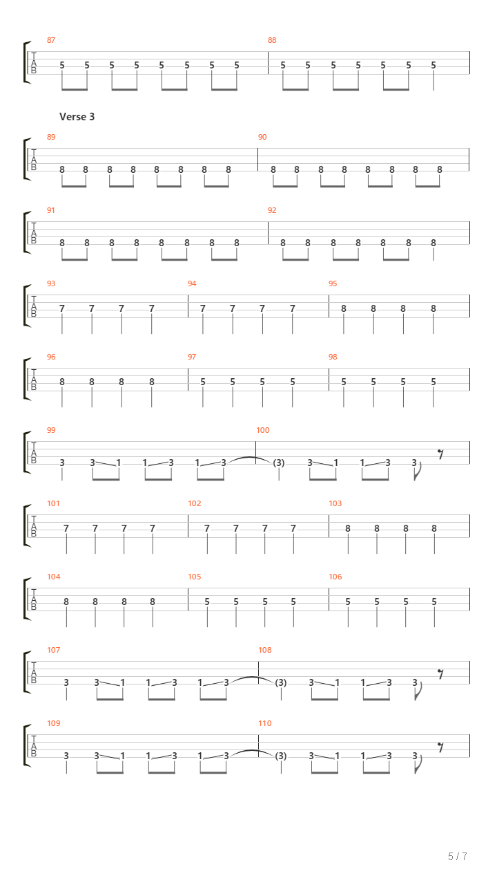 Spanish Moss吉他谱