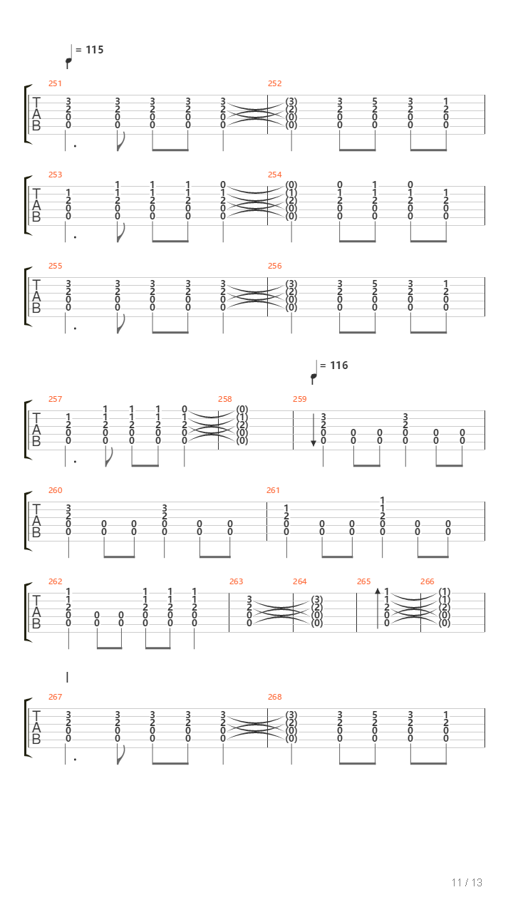 Birth And Death Of The Pillars Of Creation吉他谱