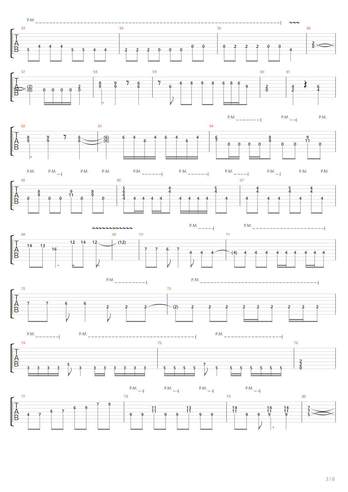 Segundo Pasado吉他谱
