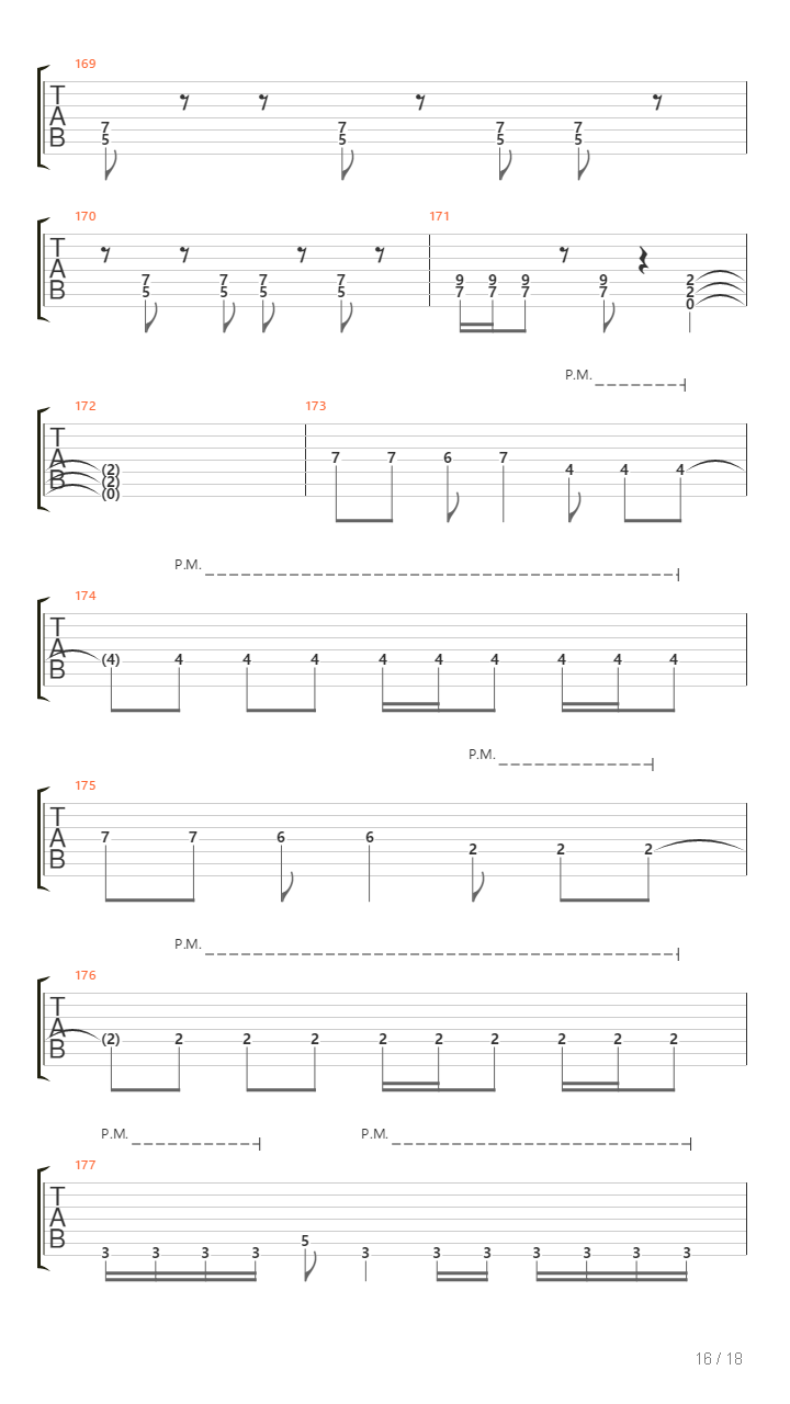 Segundo Pasado吉他谱