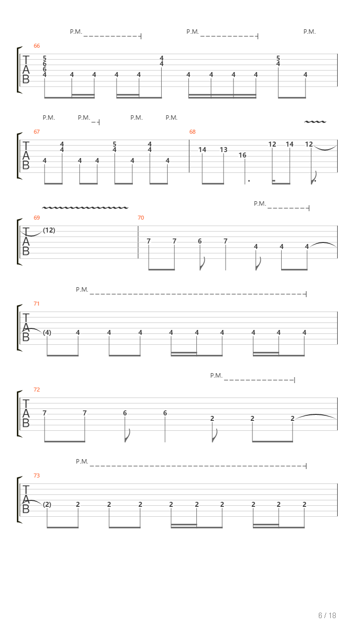 Segundo Pasado吉他谱