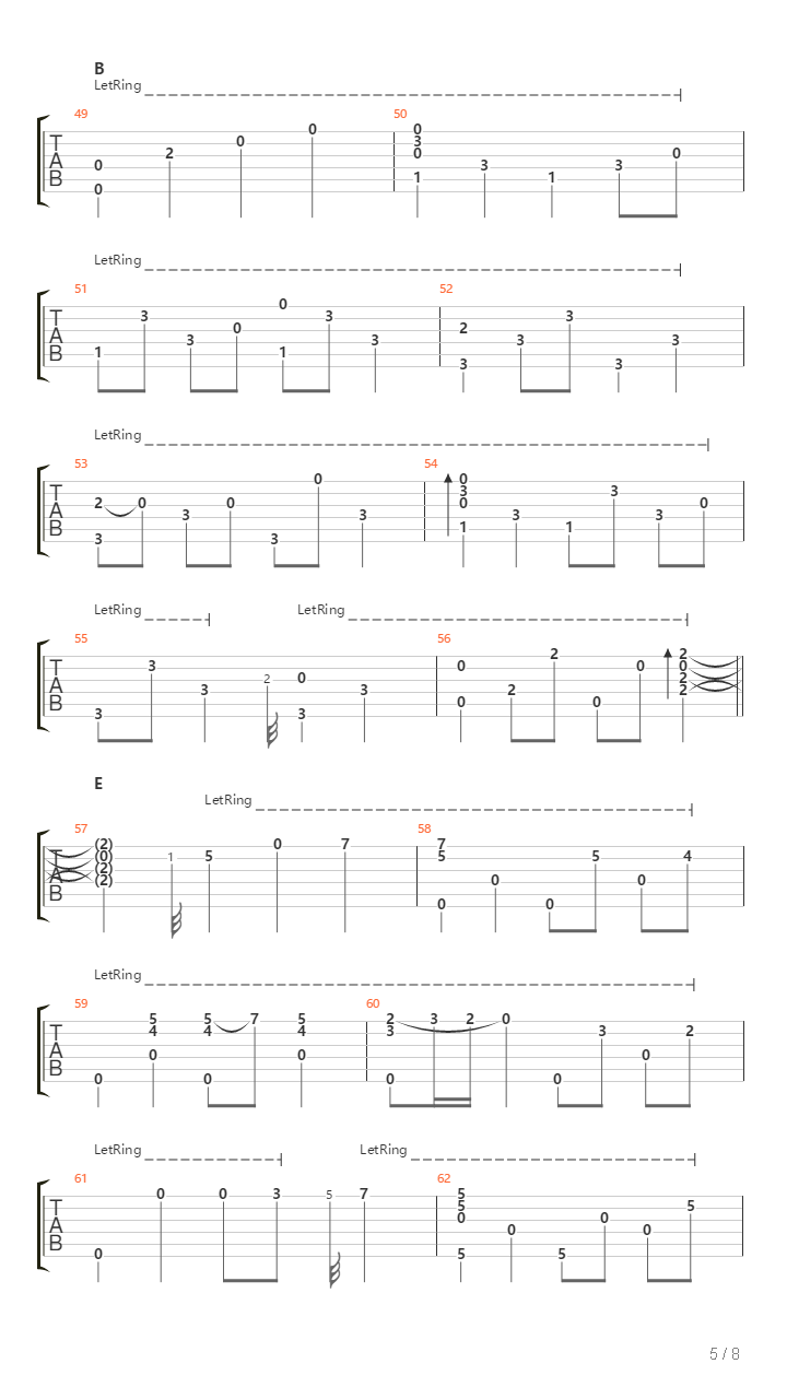 Wayfaring Stranger吉他谱