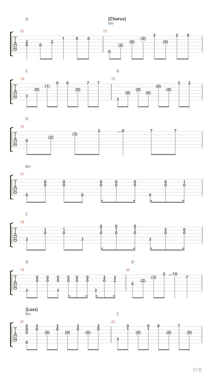 Play吉他谱