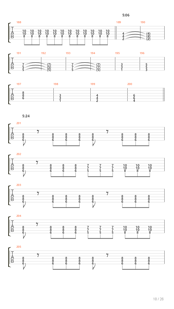 Wooden Leg Pt 2 The Woodening吉他谱