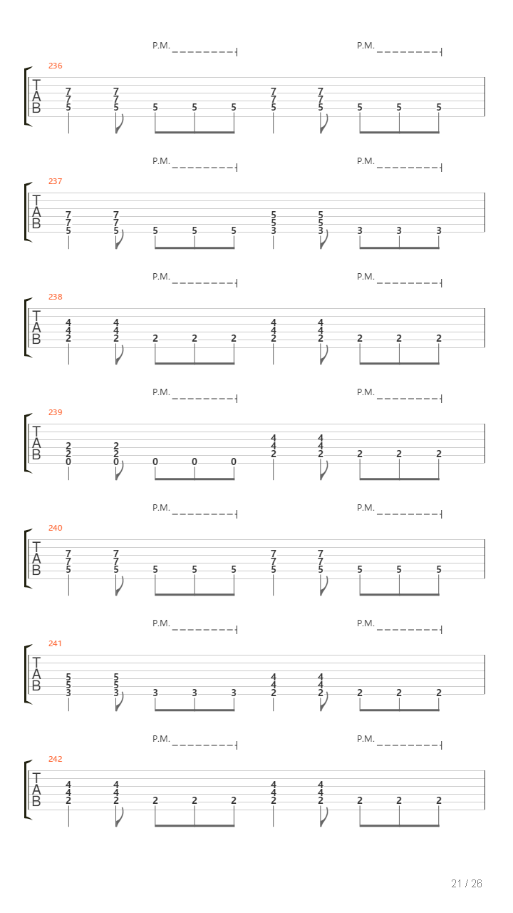 Wooden Leg Pt 2 The Woodening吉他谱