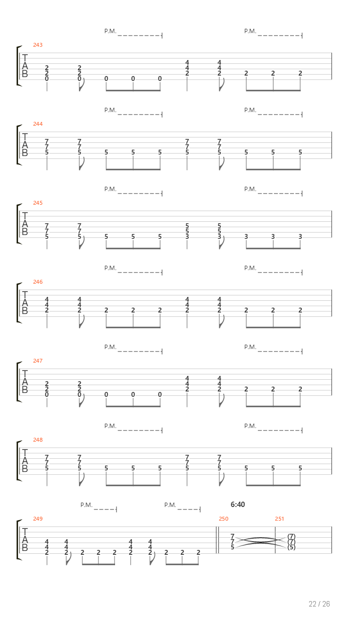 Wooden Leg Pt 2 The Woodening吉他谱