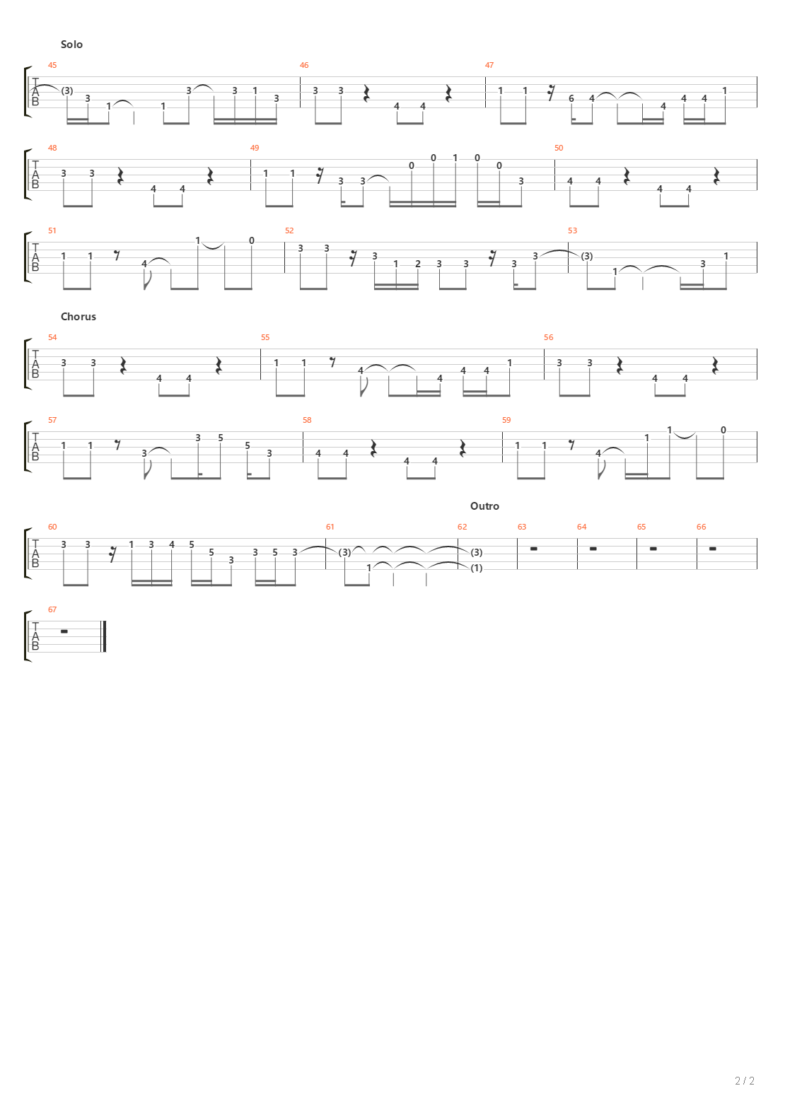 Necu吉他谱